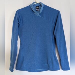 Womens Small Patagonia Base layer Micro Grid Fleece Thermal Top Shirt Capilene